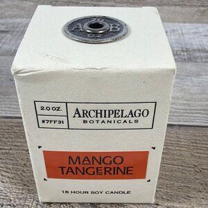 Archipelago Botanicals Mango Tangerine 2 Oz 18 Hour Soy Candle Votive Gift NEW